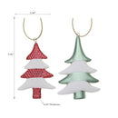 Ceramic Tree Ornament - Set of 6