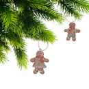 Polyresin Ginger Bread Ornament - Set of 12