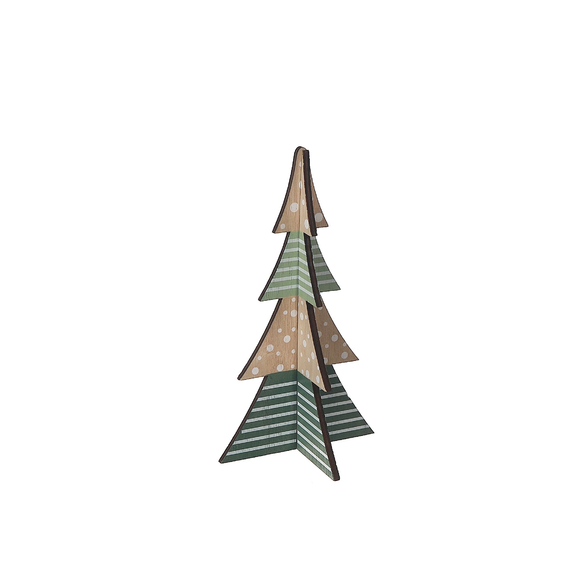 Wooden Christmas Tree Tabletop Decor, Rustic Holiday Tree Decoration Medium