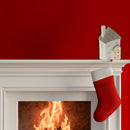 Led Ceramic Glittered House