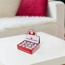 Assorted Red & White Ribbon (2.5" X 3 Y) (12/Pdq) - Set of 12