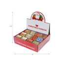 Assorted Gold Print Ribbon (2.5" X 3 Y) (12/Pdq) - Set of 12