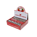 Assorted White Pattern Burlap Ribbon (2.5" X 3 Y) (12/Pdq) - Set of 12