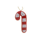 Handcrafted Candy Cane Hanging Ornament - Set of 2