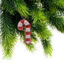 Handcrafted Candy Cane Hanging Ornament - Set of 2