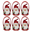 Felt Santa Basket (6.4") - Set of 6