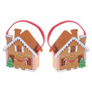 Felt Gingerbread House Basket (8") - Set of 2