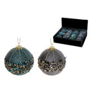 Sequined Ball Ornament (Asstd) (12/Disp) - Set of 12