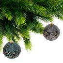 Sequined Ball Ornament (Asstd) (12/Disp) - Set of 12