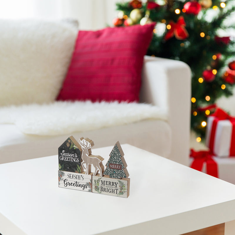 5 Pc Block Set (Reindeer)