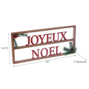 Wooden Framed Sign (Joyeux Noel)