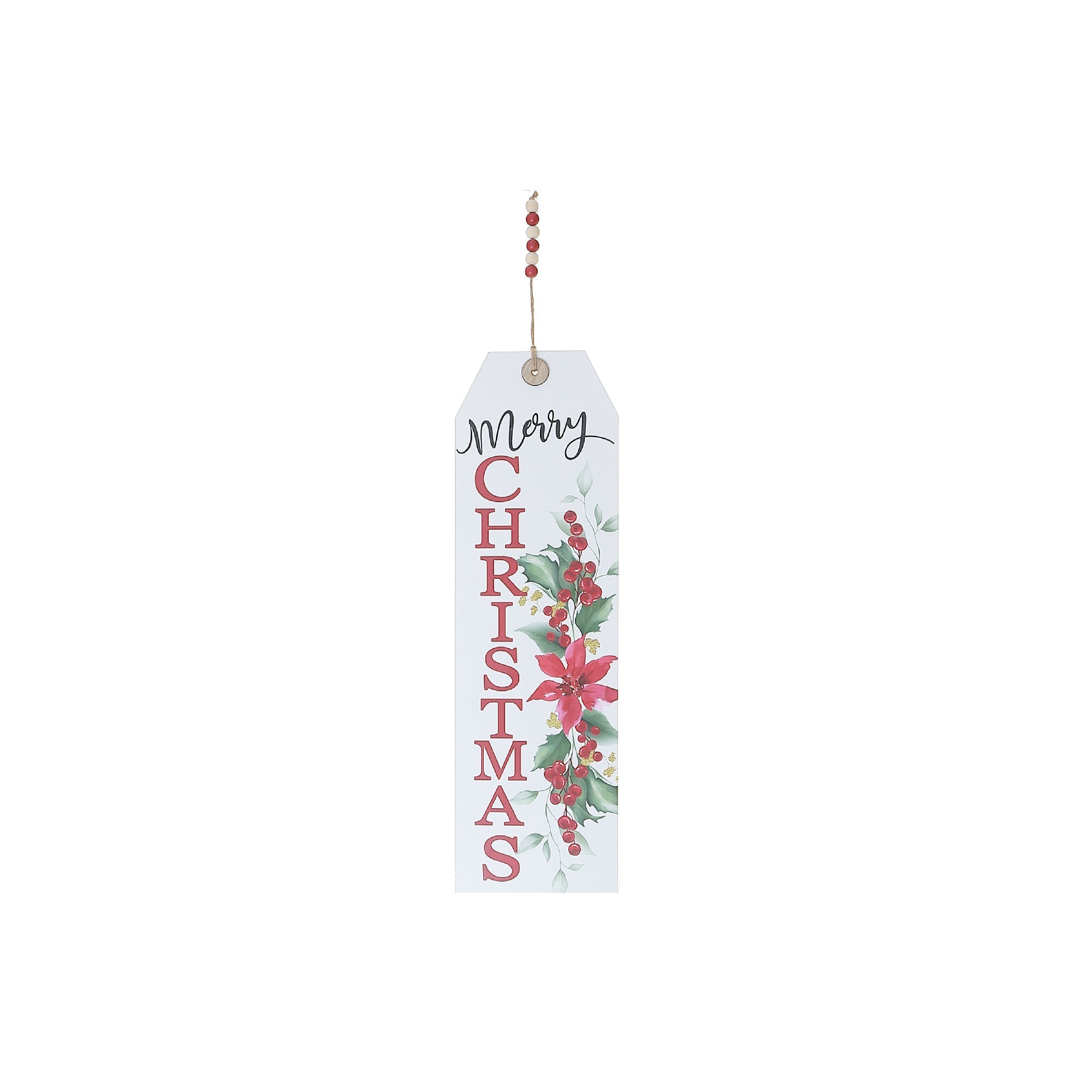 Merry Christmas Wall Sign – Holiday Home Decor