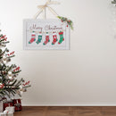 Merry/Stocking Wall Plaque