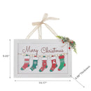 Merry/Stocking Wall Plaque