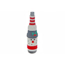 Knitted Fabric Wine Bottle Cover (Holiday Figures) (Asstd) - Set of 2