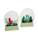 Led Wooden Stand Décor (Cardinal) (Asstd) - Set of 2