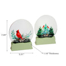 Led Wooden Stand Décor (Cardinal) (Asstd) - Set of 2