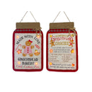 Led Fabric Wall Hanging Jar Shape (Asstd) - Set of 2