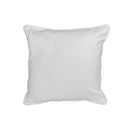 Embroidered Cotton Canvas Cushion Snowflake 18"X18" - Set of 2