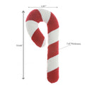 Cotton Cushion Candy Cane Shape 380G Filler - Set of 2