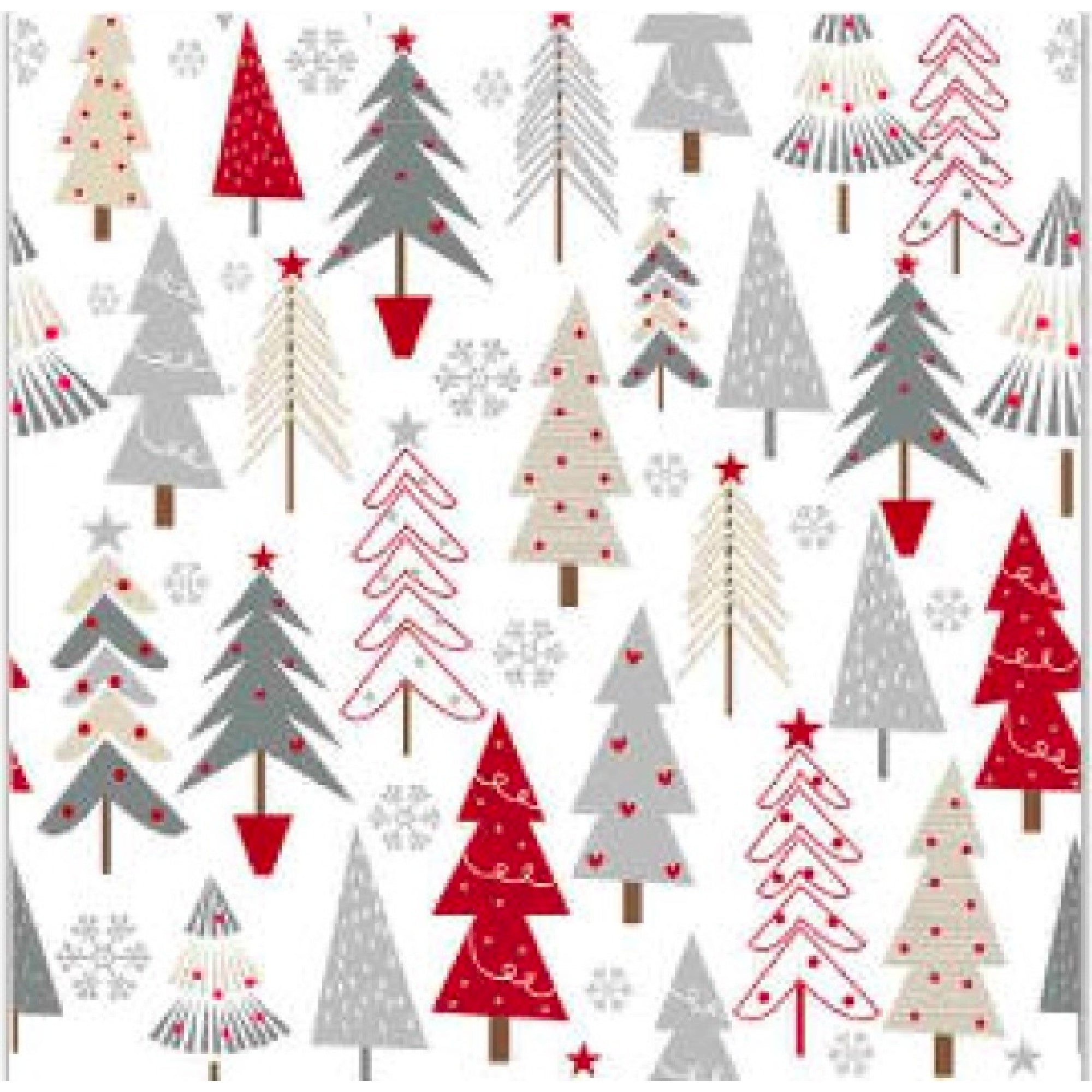 20 Pack Luncheon 3-Ply Napkin Winter Forest Set of 6 – Christmas Table Decor, Holiday Dining Accent, Festive Napkins