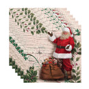 20 Pack Luncheon 3 Ply Napkin (Santa With Gifts) - Set of 6