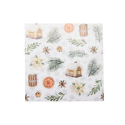 20 Pack Luncheon 3 Ply Napkin Cozy Winter Vibes, Winter, Paper Napkins, Holiday Decor- Set of 6