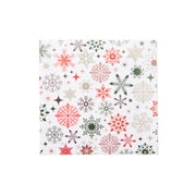 20 Pack Luncheon 3 Ply Napkin Colorful Snowflakes, Paper Napkins, Holiday Decor- Set of 6