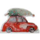12 Pack 3 Ply Shaped Napkin (Tree On Red Car) - Set of 6