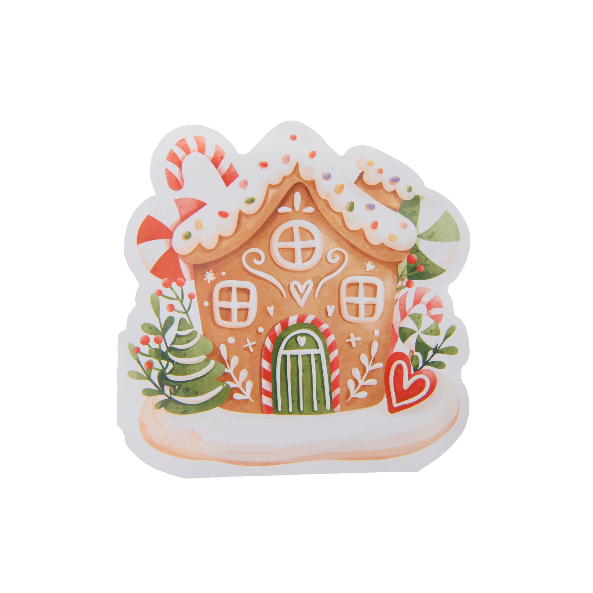 12 Pack 3 Ply Shaped Napkin Gingerbread House, Christmas, Paper Napkins, Holiday Decor- Set of 6
