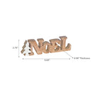 Wood Carved Noel Décor