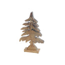 Wood Carved Spruce Tree Décor (Small)
