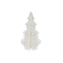 White Paper Feather Christmas Tree - Set of 4