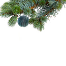 Folding Ball Paper Ornament 3.94" Green - Set of 12