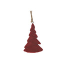 Velvet Flat Tree Ornament - Set of 12