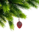Velvet Pine Cone Ornament - Set of 12