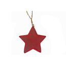Velvet Star Ornament - Set of 6