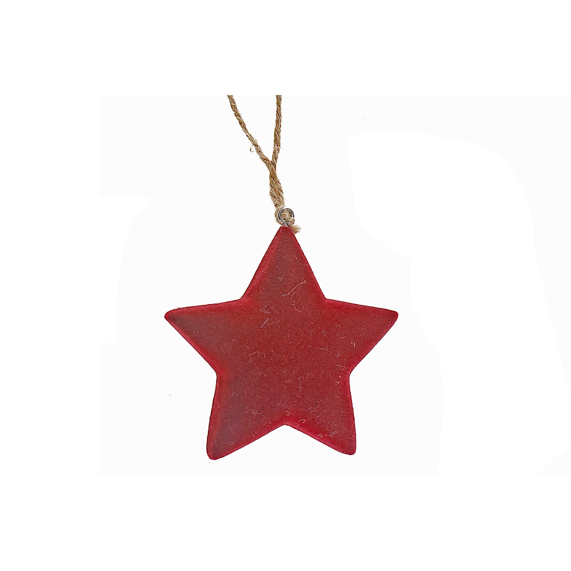 Velvet Star Christmas Ornaments, Holiday Tree Decorations, Soft Fabric Star Ornaments, Set of 6