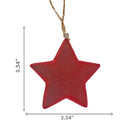 Velvet Star Ornament - Set of 6