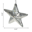 Sparkling Disco Mirror Star Décor