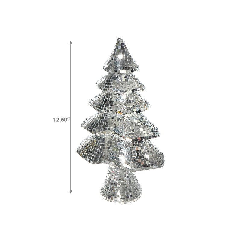Sparkling Disco Mirror Tree Décor