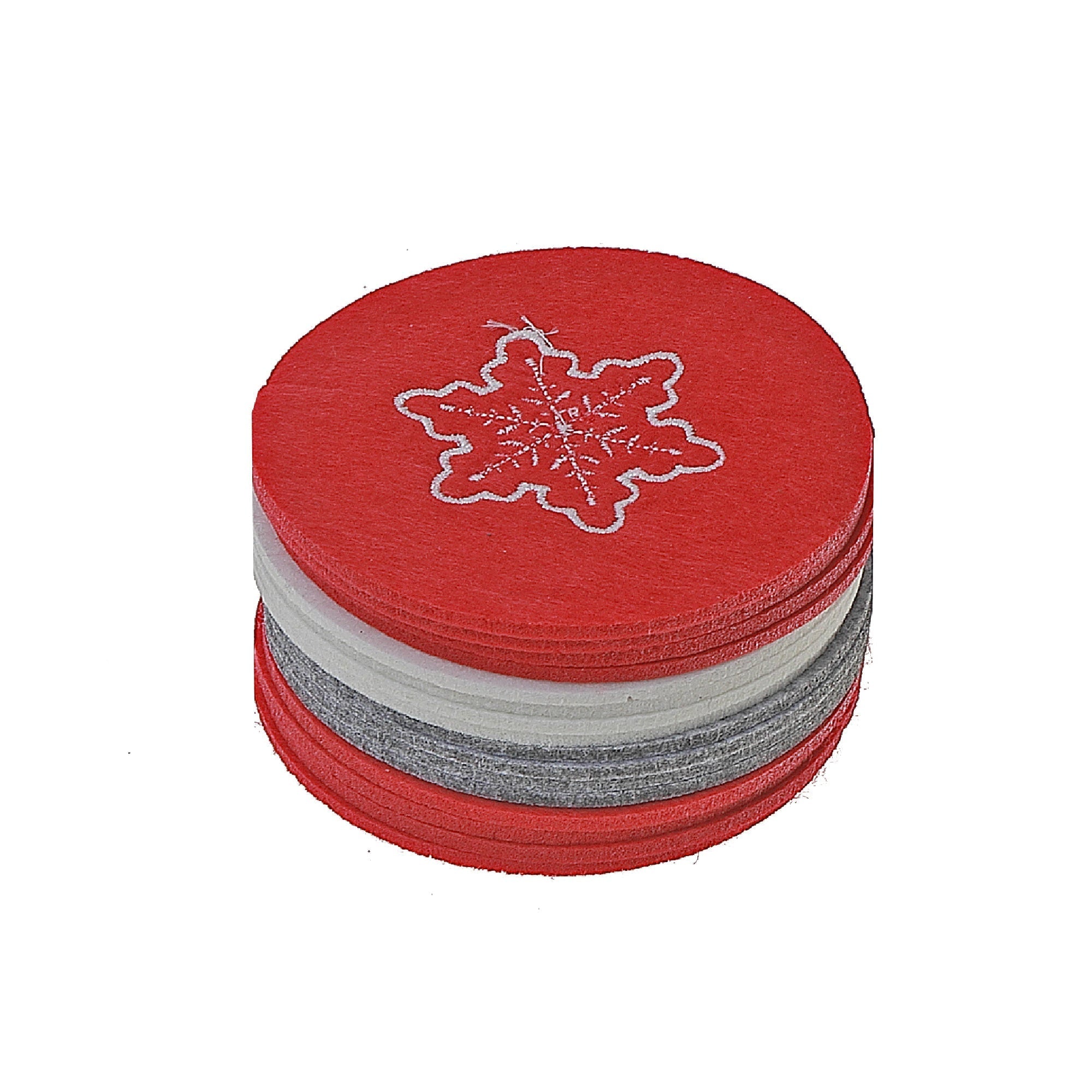Felt Drink Coaster Set, Table Protection Coasters, Drink Coaster Decor - Set Of 4