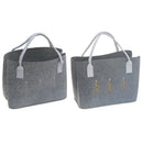 Felt Gift Bag Pine Tree (Asstd) - Set of 2