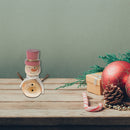 Wooden Snowman With Pink Hat Decor