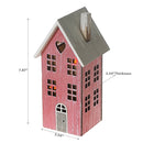 Led Wooden Red House Decor