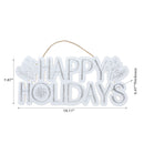 Wooden Happy Holidays Wall Hanger
