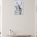 Wooden Wall Decor With Noel Deer