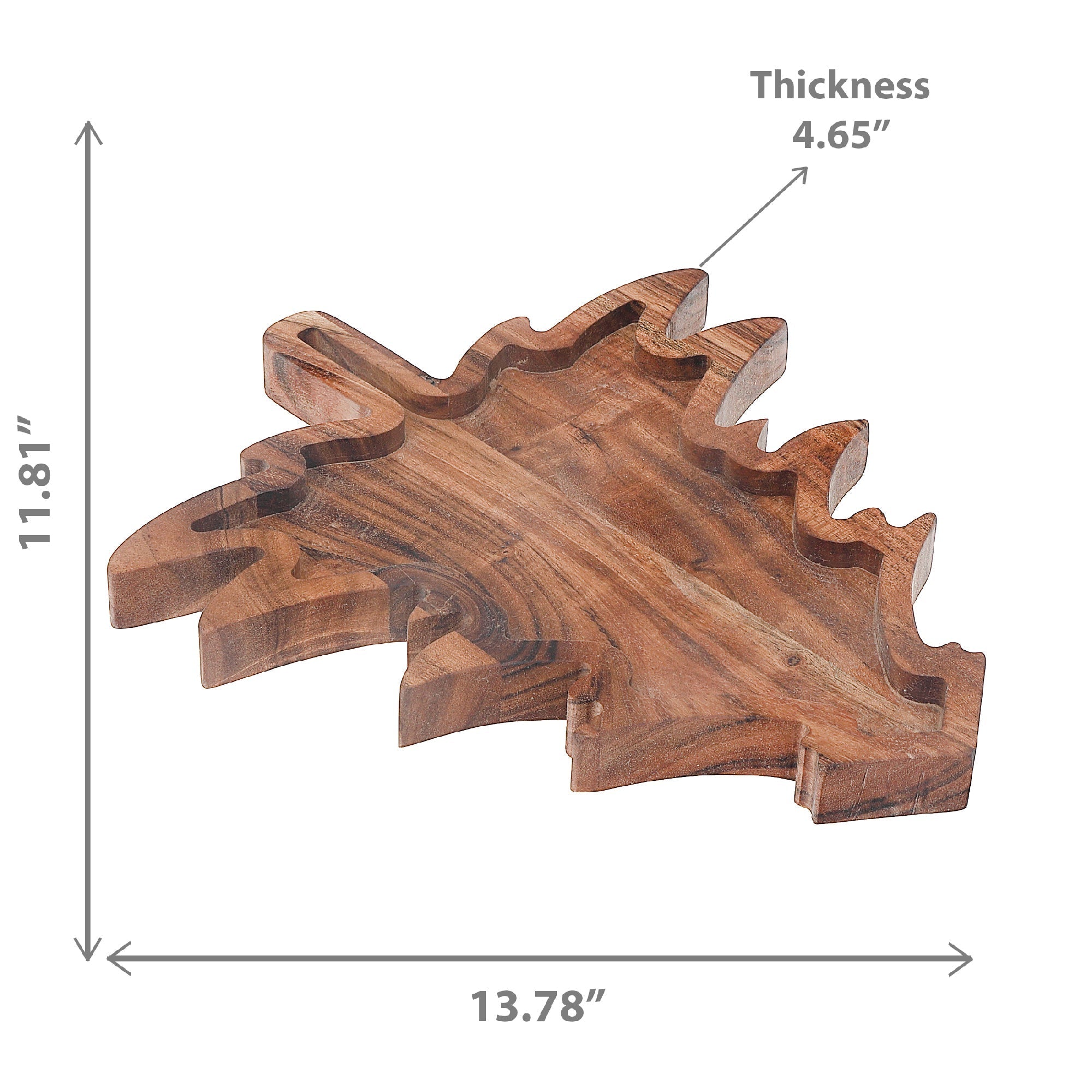 Acacia Oiled Wooden Christmas Tree Serving Board – Holiday Cheese & Charcuterie Tray