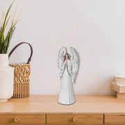 Resin Angel Figurine, Christmas Angel Decoration, Religious Holiday Tabletop Decor