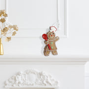 LED Magnesia Gingerbread Girl Holding Spatula – Christmas Holiday Figurine